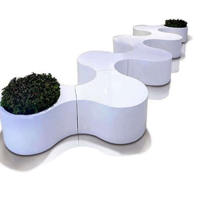 Bộ ghế chờ kết hợp bồn cây GC001