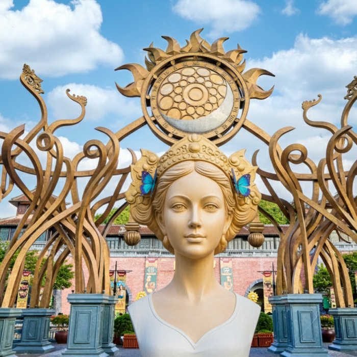 Mô hình Cổng trang trí tại khu du lịch