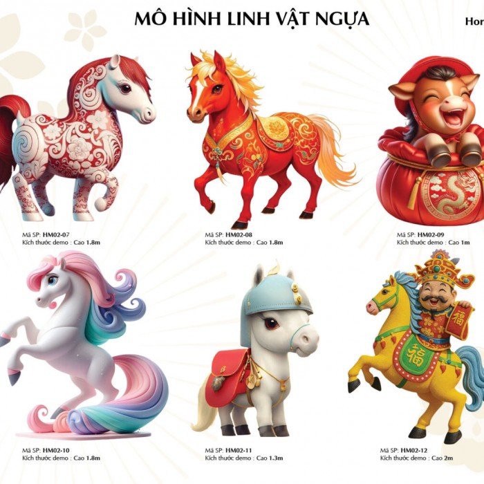 Mô Hình Linh Vật Ngựa Chipi