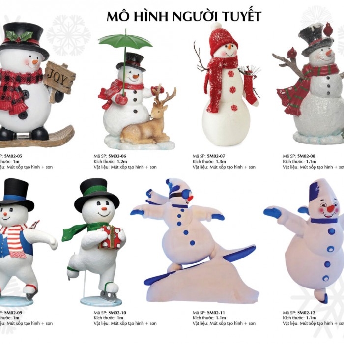 Mô Hình Người Tuyết đẹp