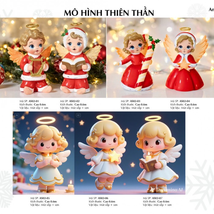 Mô Hình Thiên Thần Noel