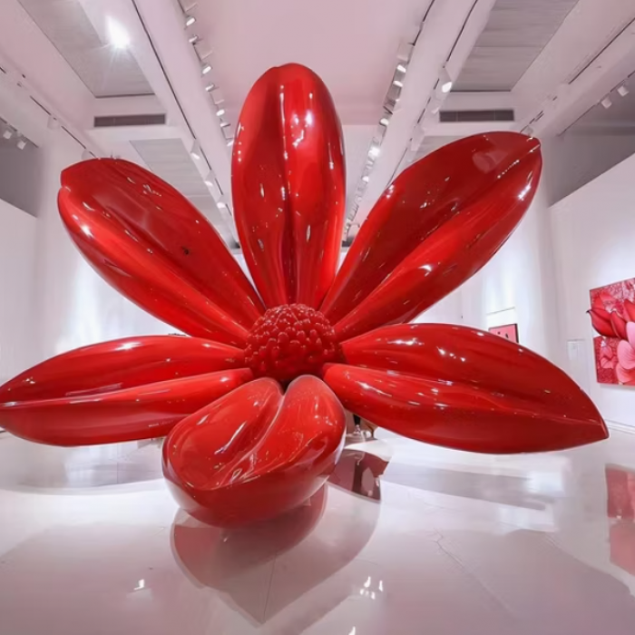 Mô hình trang trí Bông hoa khổng lồ chất liệu Composite